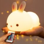 Delrin Bunny Night Light for Kids Room