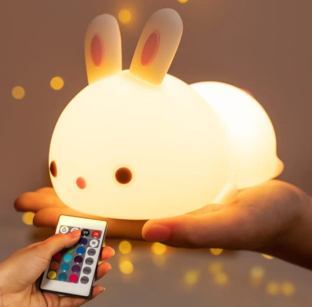 Delrin Bunny Night Light for Kids Room